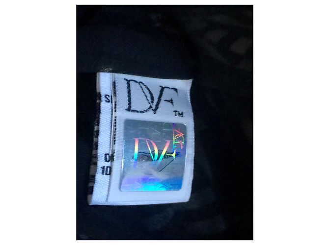 Diane von Furstenberg Jenna Seidenkleid schwarz weiß - Ansicht 7