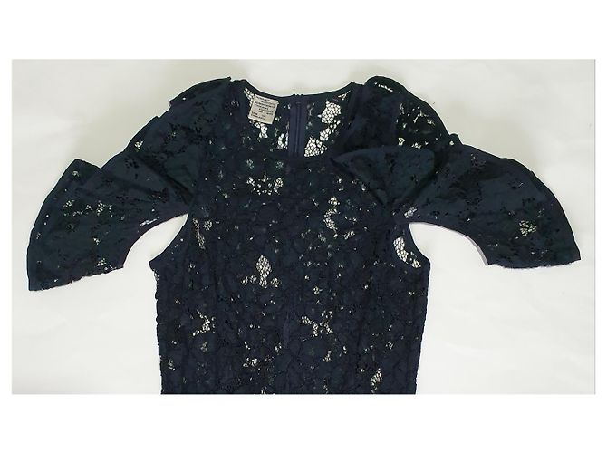 Baum und Pferdgarten Spitzenkleid Dunkelblau - Ansicht 2