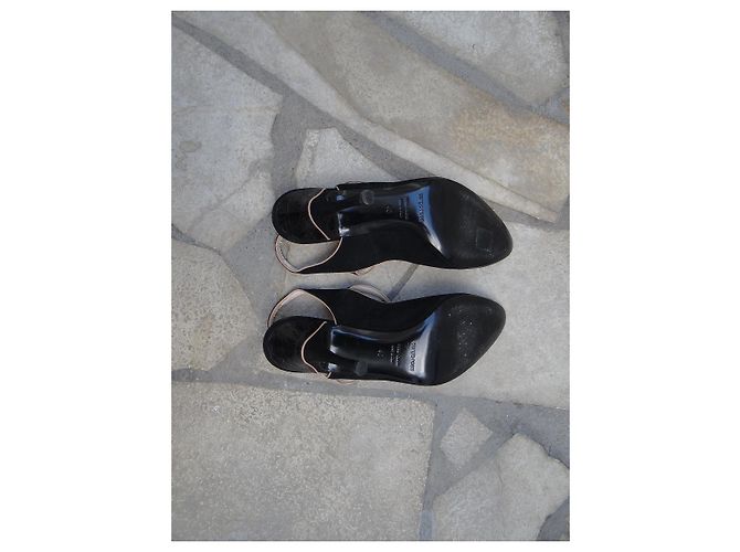 Sandali Sergio Rossi in pelle nera taglia 40 Nero - vista 8
