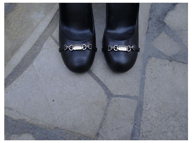 Décolleté Gucci in pelle nera 36.5 Nero - vista 2