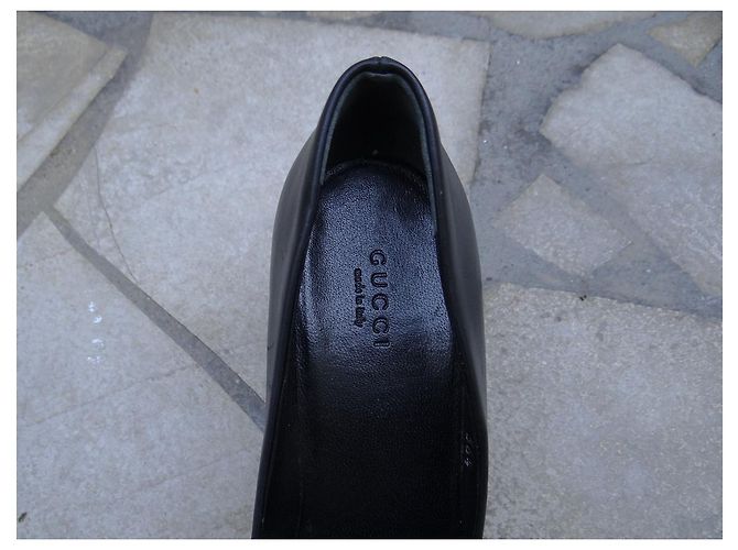 Décolleté Gucci in pelle nera 36.5 Nero - vista 4