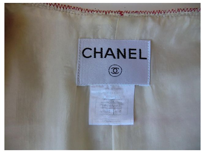 CHANEL Tweedjacke Aus weiß - view 7