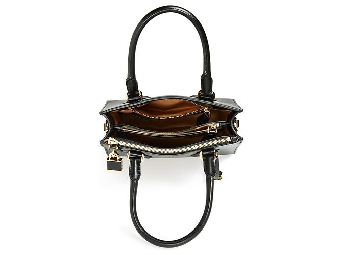 Michael Kors Bauletto in pelle Casey Nero - vista 2