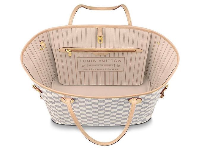 Louis Vuitton LV Neverfull damier MM Beige - Ansicht 3