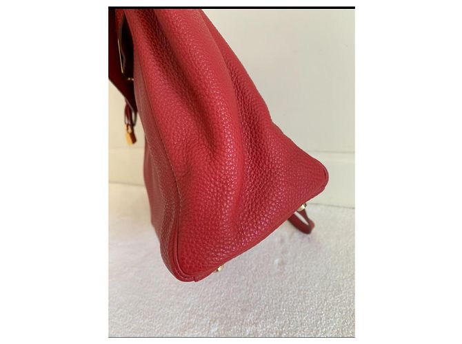 Borsa a mano Hermès Kelly 32 Rossa in Pelle Rosso - vista 4