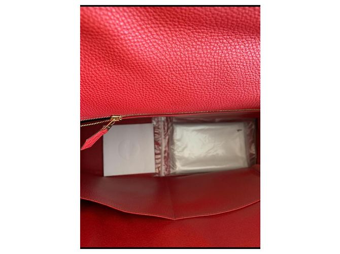 Borsa a mano Hermès Kelly 32 Rossa in Pelle Rosso - vista 7