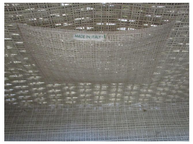 Autre Marque Borsa in vimini kaki con maniglie in metallo oro Cachi - vista 3