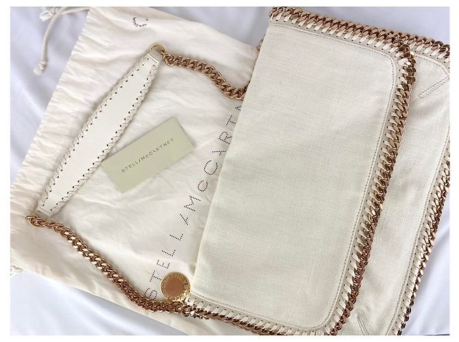 Stella Mc Cartney Borsa a tracolla Stella McCartney Falabella Eggshell Bianco sporco - vista 9