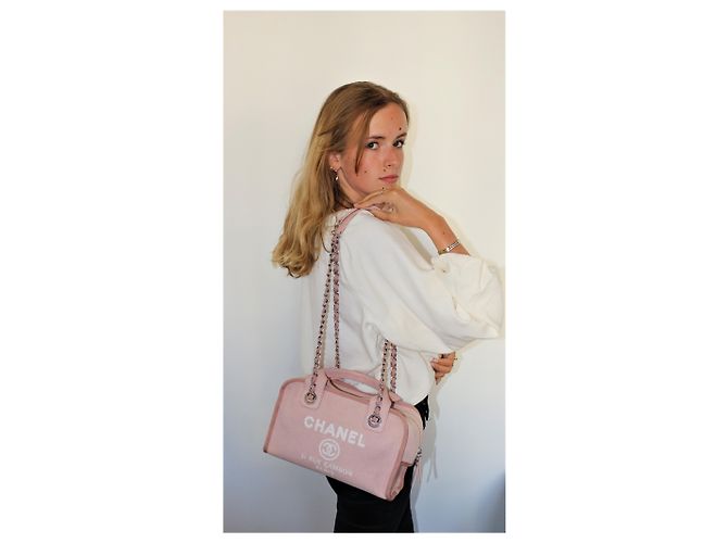 Chanel Deauville Bowling Pink - view 10