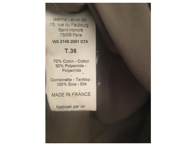 Lanvin Kleid aus schwarzer Spitze - Ansicht 3