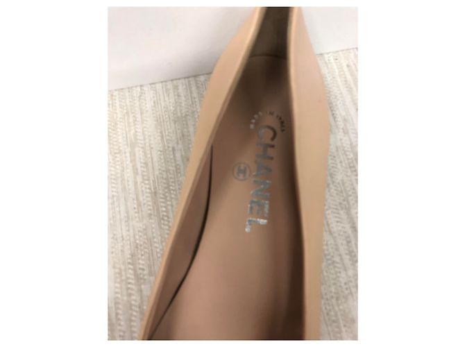 Cambon Chanel Bailarinas planas Beige - vista 3