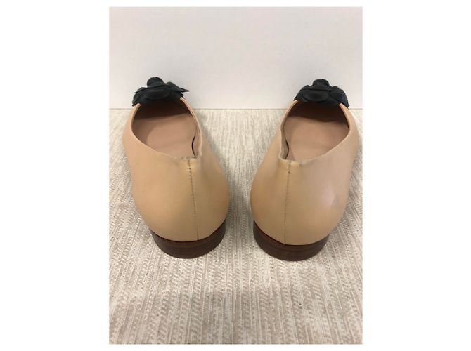 Cambon Chanel Bailarinas planas Beige - vista 4