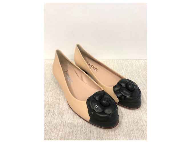 Cambon Chanel Bailarinas planas Beige - vista 6