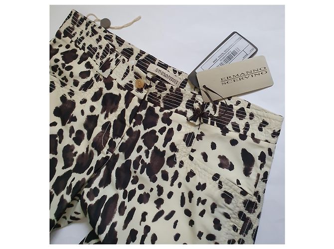 Ermanno Scervino Leopard Print Polyester Pants Multiple colors - view 3