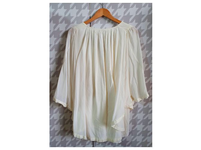 Autre Marque Camicetta Poncho Hunky Dory in Cotone - vista 3