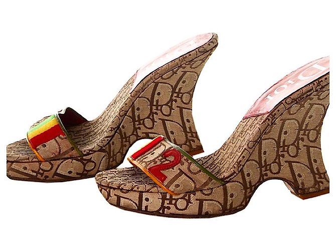 Dior Zeppe Trotter Rare Galliano Rasta Collection - vista 4