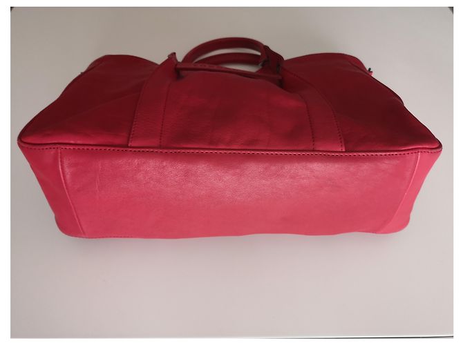 Longchamp 3D Shopper aus Leder Rot - Ansicht 5