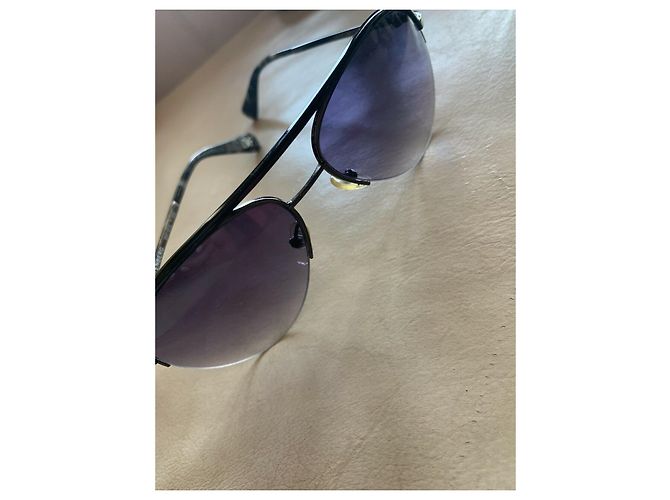 Diane Von Furstenberg Gafas de sol DvF Aviator Negro - vista 11