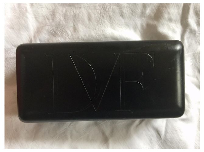 Diane Von Furstenberg Gafas de sol DvF Aviator Negro - vista 3
