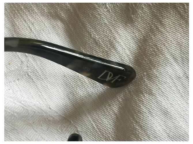 Diane Von Furstenberg Gafas de sol DvF Aviator Negro - vista 5