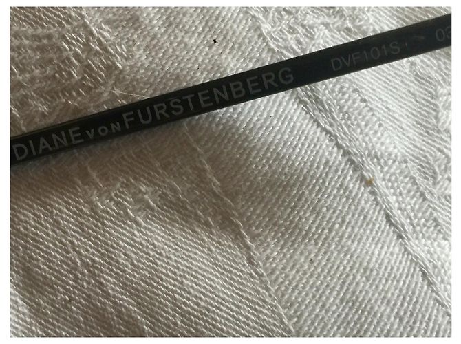 Diane Von Furstenberg Gafas de sol DvF Aviator Negro - vista 6