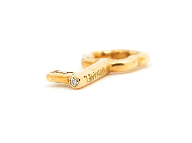 Chanel Vendome 18K DIAMOND KEY CHARM ANHÄNGER Golden - Ansicht 4