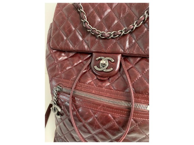 Rucksäcke Chanel Bordeaux - Ansicht 3
