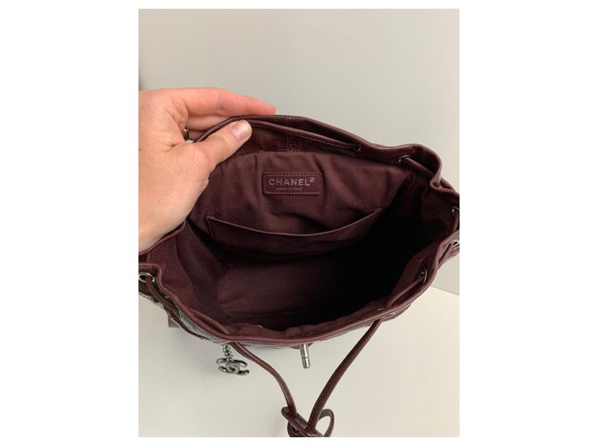 Rucksäcke Chanel Bordeaux - Ansicht 7
