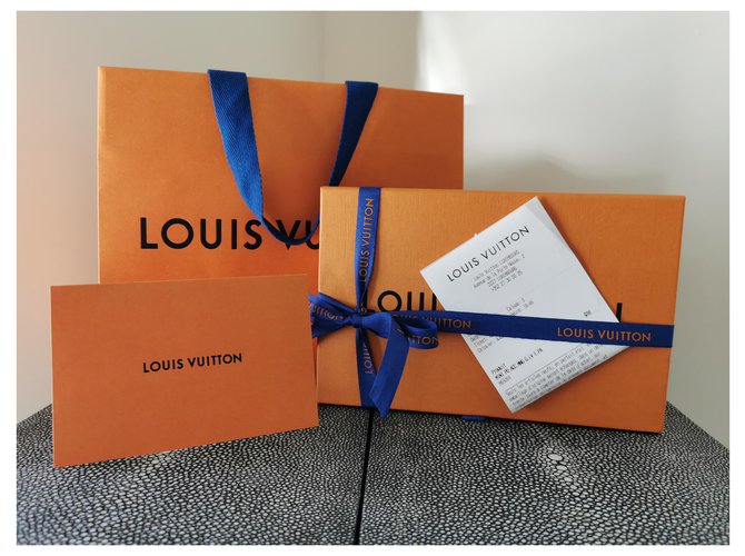Louis Vuitton ACCESSORI MINI POUCH Rosa Bianco Blu - vista 12