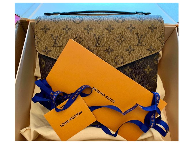 Louis Vuitton Monogramma Metis reverse Marrone - vista 3