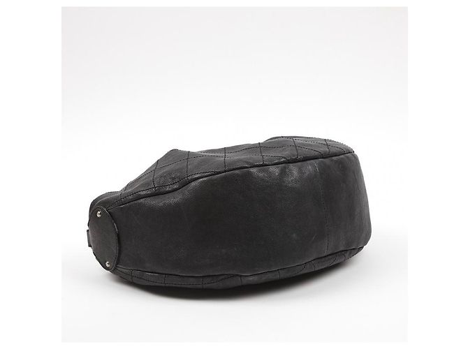 Borsa a tracolla Chanel in pelle grigio scuro Grigio antracite - vista 3