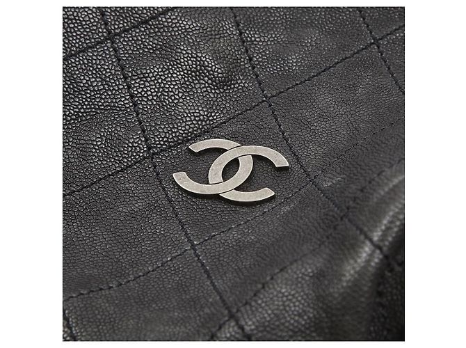 Borsa a tracolla Chanel in pelle grigio scuro Grigio antracite - vista 4
