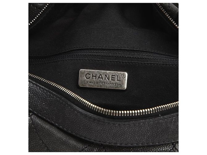 Borsa a tracolla Chanel in pelle grigio scuro Grigio antracite - vista 7