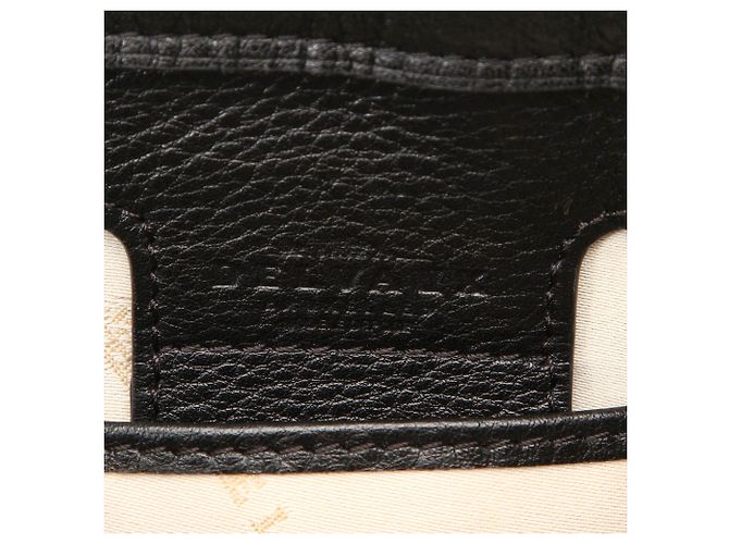 Borsa da viaggio in pelle nera Delvaux - vista 6