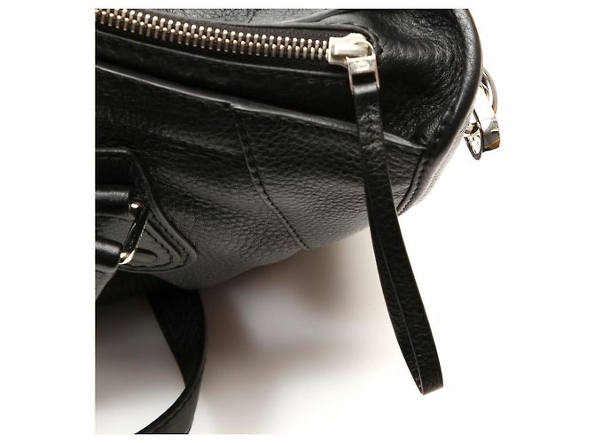 Borsa da viaggio in pelle nera Delvaux - vista 7