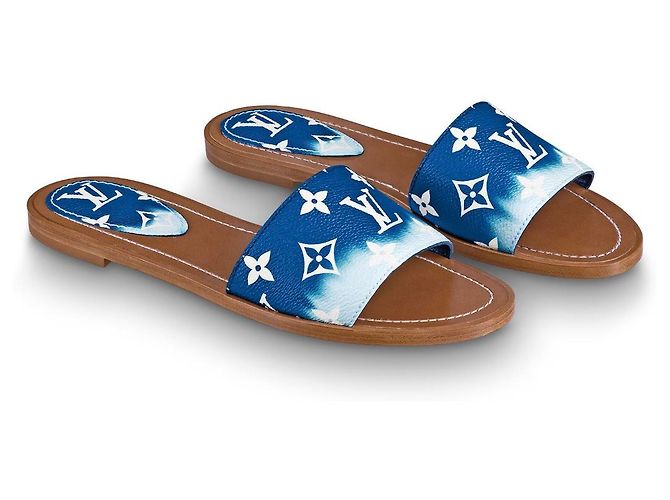 Louis Vuitton Ciabatte LV nuova collezione Escale blu - vista 2