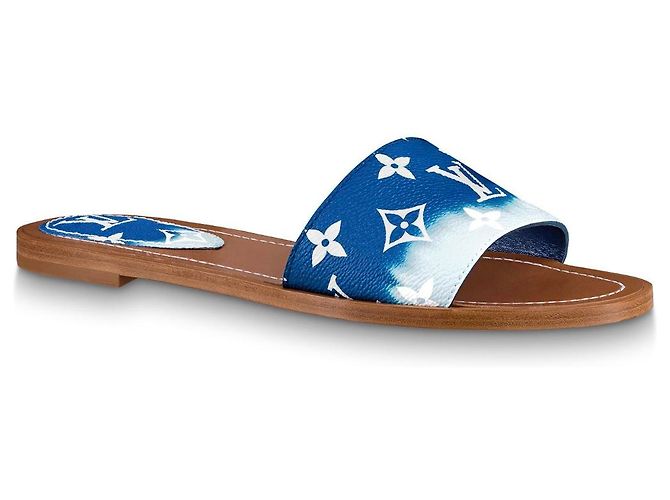 Louis Vuitton Ciabatte LV nuova collezione Escale blu - vista 3