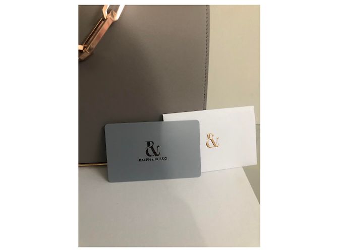 Autre Marque Bolso de mano en cuero gris - vista 10