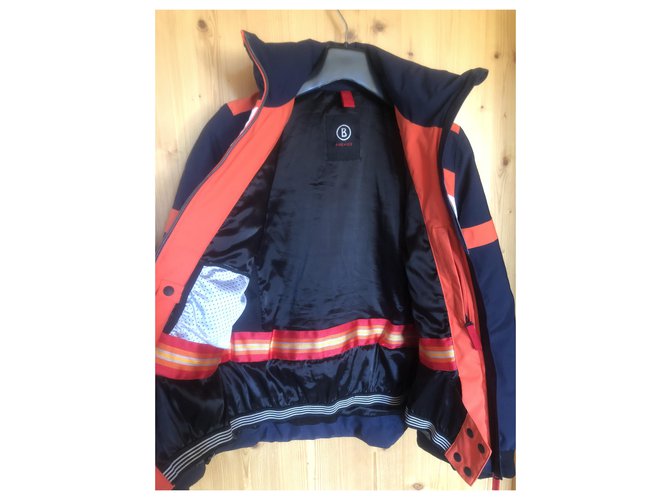 Bogner Giacca da sci Fire + Ice Bianco Blu Arancione - vista 5