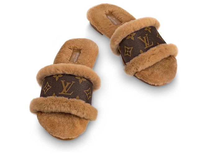 Louis Vuitton Muli LV nuovi Marrone - vista 3