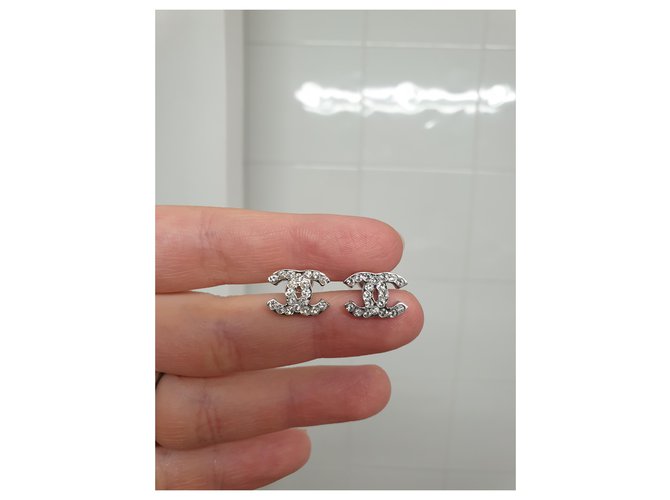 Chanel Aretes Plata - vista 2