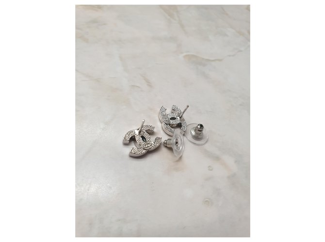 Chanel Aretes Plata - vista 4