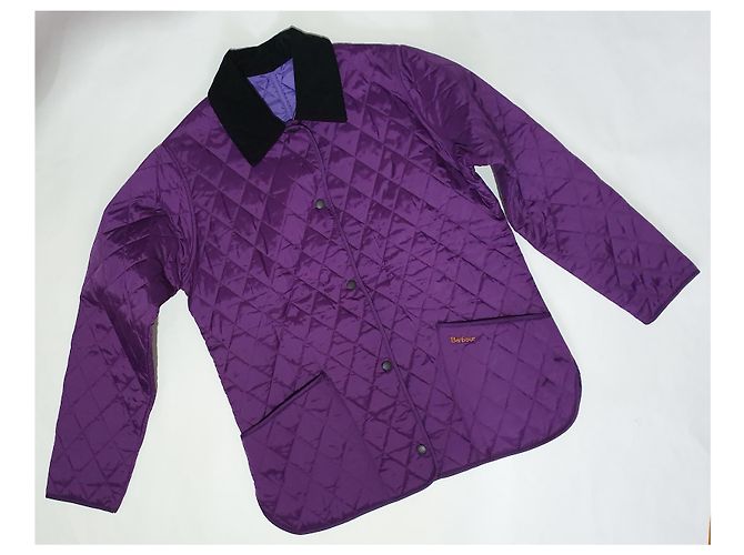 Barbour gesteppte Jacke Lila - Ansicht 2