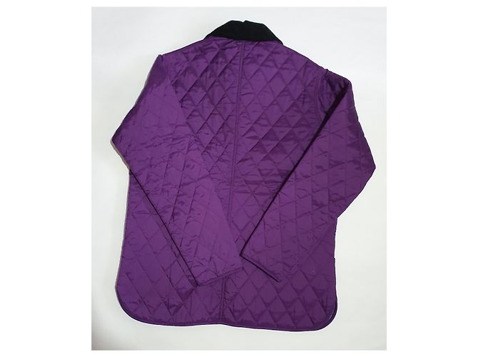 Barbour gesteppte Jacke Lila - Ansicht 3