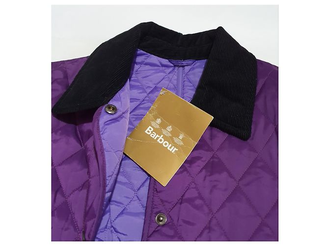 Barbour gesteppte Jacke Lila - Ansicht 4