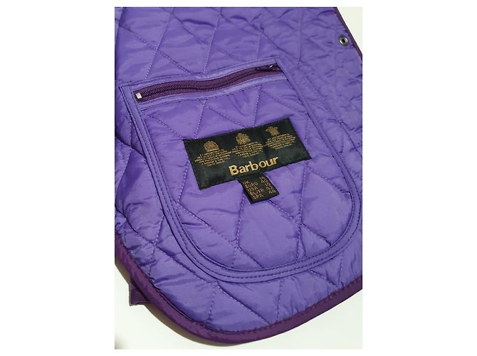 Barbour gesteppte Jacke Lila - Ansicht 5