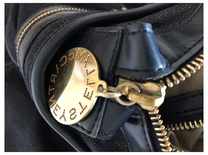 Stella Mc Cartney Borsa Stella McCartney in pelle blu navy - vista 12