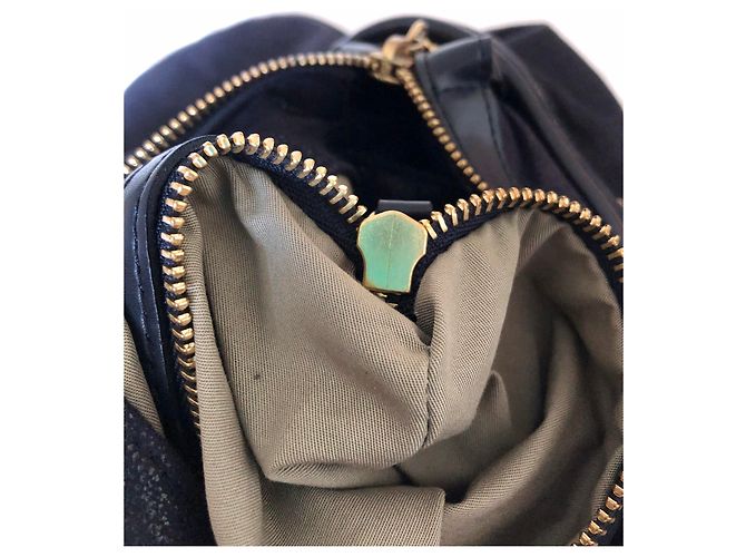 Stella Mc Cartney Borsa Stella McCartney in pelle blu navy - vista 13