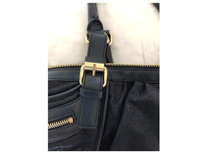 Stella Mc Cartney Borsa Stella McCartney in pelle blu navy - vista 17