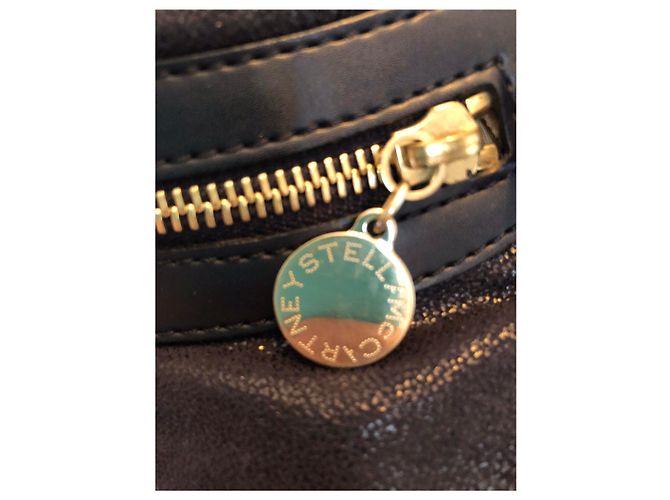 Stella Mc Cartney Borsa Stella McCartney in pelle blu navy - vista 5